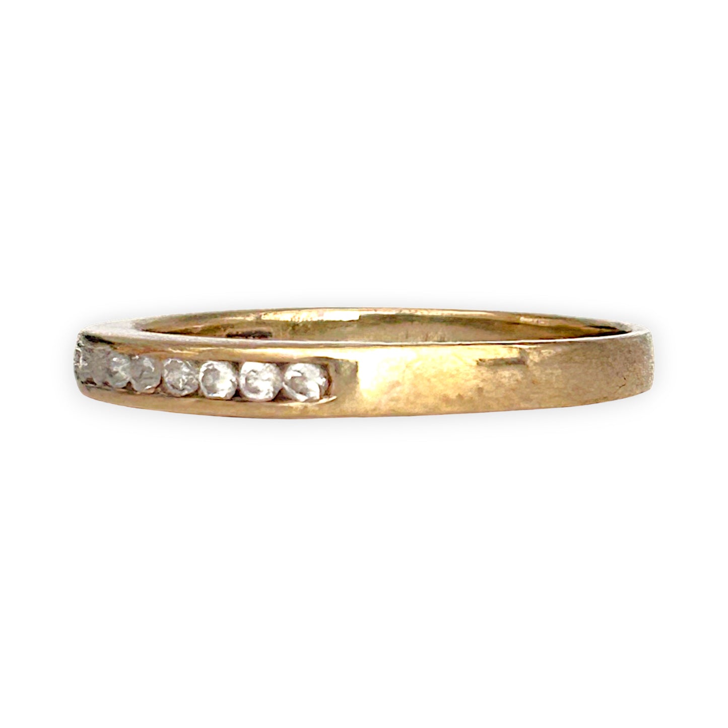 GOLD DEAL | 9ct (9K) Gold Gilded Glow Ring Size O