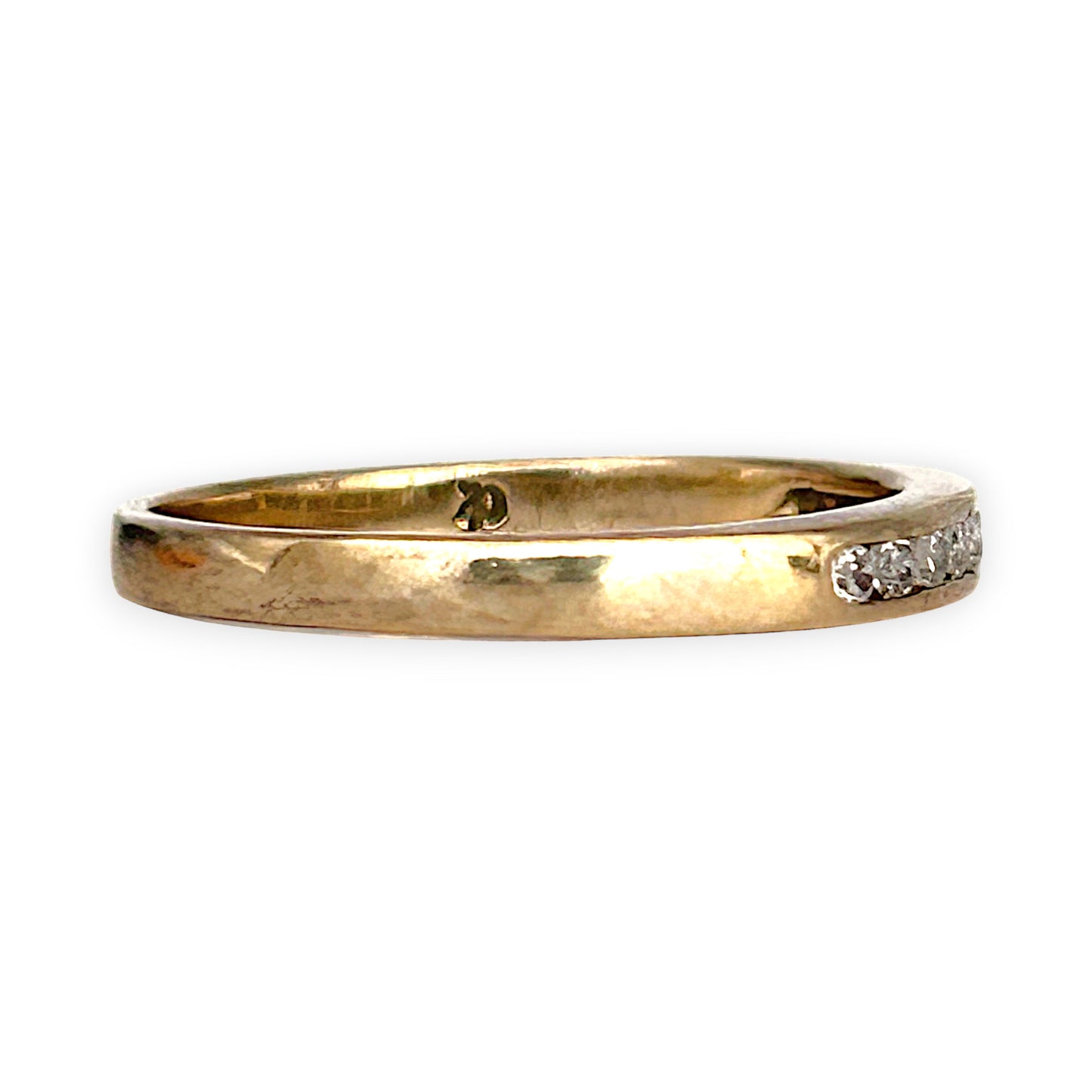 GOLD DEAL | 9ct (9K) Gold Gilded Glow Ring Size O