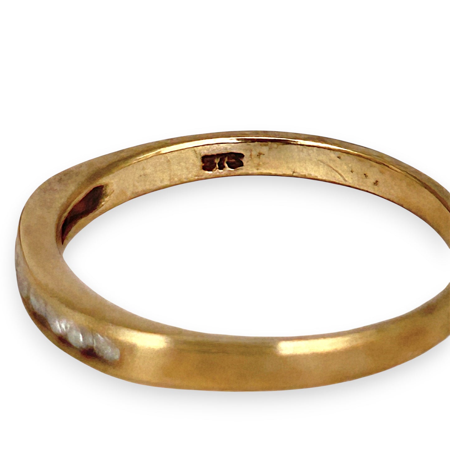 GOLD DEAL | 9ct (9K) Gold Gilded Glow Ring Size O