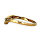 GOLD DEAL | 9ct (9K) Gold Velora Diamond Wave Ring Size L