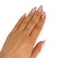 GOLD DEAL | 9ct (9K) Gold Velora Diamond Wave Ring Size L