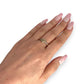 GOLD DEAL | 9ct (9K) Gold Twist of Brilliance Ring with Diamonds Size P 1/2