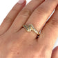 GOLD DEAL | 9ct (9K) Gold Twist of Brilliance Ring with Diamonds Size P 1/2