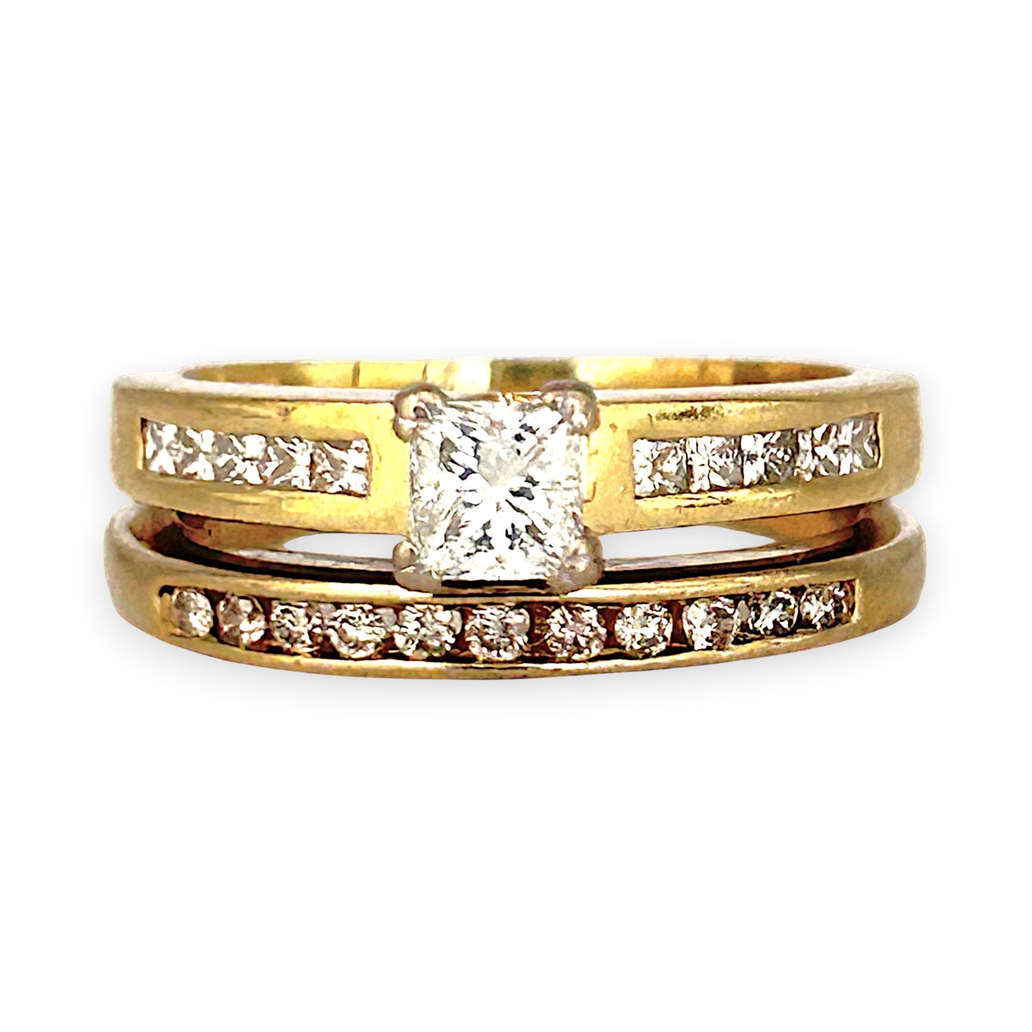GOLD DEAL | 9ct (9K) Gold Solitaire Diamond 0.61ct Refurbished Ring Set Valuation $4,750