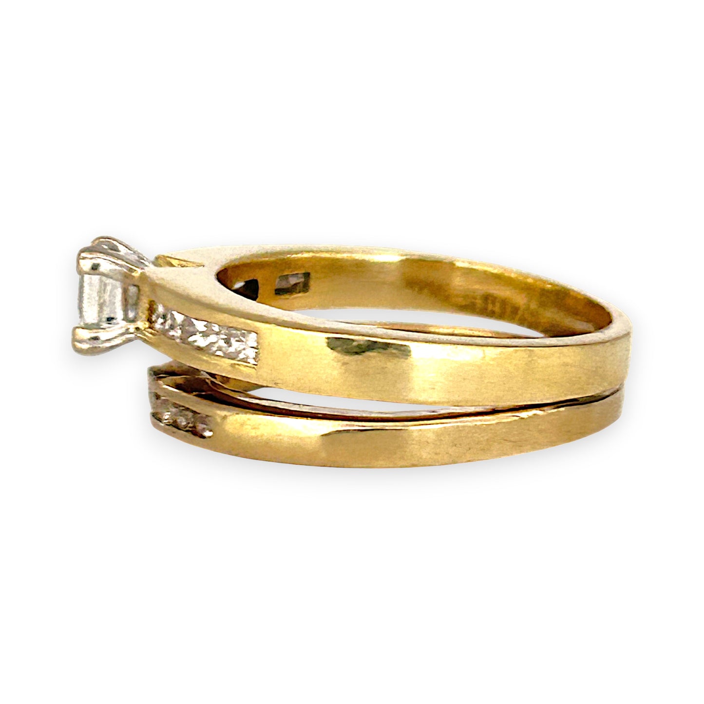 GOLD DEAL | 9ct (9K) Gold Solitaire Diamond 0.61ct Refurbished Ring Set Valuation $4,750