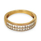 GOLD DEAL | 9ct (9K) Gold Eternal Glow Diamond Channel Ring Size M