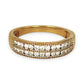 GOLD DEAL | 9ct (9K) Gold Eternal Glow Diamond Channel Ring Size M