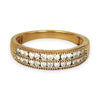 GOLD DEAL | 9ct (9K) Gold Eternal Glow Diamond Channel Ring Size M