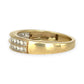 GOLD DEAL | 9ct (9K) Gold Eternal Glow Diamond Channel Ring Size M