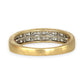 GOLD DEAL | 9ct (9K) Gold Eternal Glow Diamond Channel Ring Size M