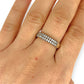 GOLD DEAL | 9ct (9K) Gold Eternal Glow Diamond Channel Ring Size M