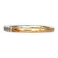 GOLD DEAL | 9ct (9K) Y/W Gold Harmony Glow Ring with Diamonds Size L