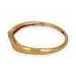 GOLD DEAL | 9ct (9K) Gold Golden Curve Diamond Ring Size O 1/2
