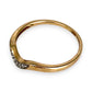 GOLD DEAL | 9ct (9K) Gold Golden Curve Diamond Ring Size O 1/2