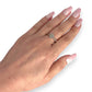 GOLD DEAL | 9ct (9K) Gold Radiant Teardrop Diamond Ring N 1/2