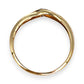 GOLD DEAL | 9ct (9K) Gold Graceful Crossover Diamond Ring by Prouds