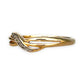 GOLD DEAL | 9ct (9K) Gold Graceful Crossover Diamond Ring by Prouds