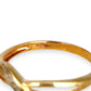 GOLD DEAL | 9ct (9K) Gold Graceful Crossover Diamond Ring by Prouds
