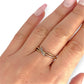 GOLD DEAL | 9ct (9K) Gold Graceful Crossover Diamond Ring by Prouds