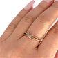 GOLD DEAL | 9ct (9K) Gold Graceful Crossover Diamond Ring by Prouds