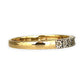 GOLD DEAL | 9ct (9K) Gold PROUNDS Refurbished Lustre Line Diamond Ring Size O