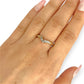 GOLD DEAL | 9ct (9K) Gold Asymmetrical Elegance with Round & Baguette Cuts Ring