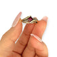 GOLD DEAL | 9ct (9K) Gold Pricess Cut Ruby & Diamond Ring