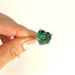 GOLD DEAL | 9ct (9K) Gold Heart of Verdant Fire 7.70ct Quartz Diamond Ring Valuation $1,600