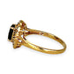 GOLD DEAL | 9ct (9K) Gold Vintage-Inspired, Black Onyx & Diamond Refurbished Ring