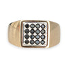 GOLD DEAL | FLASH SALE 9ct (9K) Gold Black Stones Dress Ring Valuation $2,850