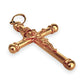 GOLD DEAL | 21K Gold Crucifix Rounded Cross Pendant