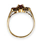 GOLD DEAL | 9ct Gold Ruby & Diamond-Kissed Filigre Ring