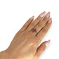 GOLD DEAL | 9ct Gold Ruby & Diamond-Kissed Filigre Ring