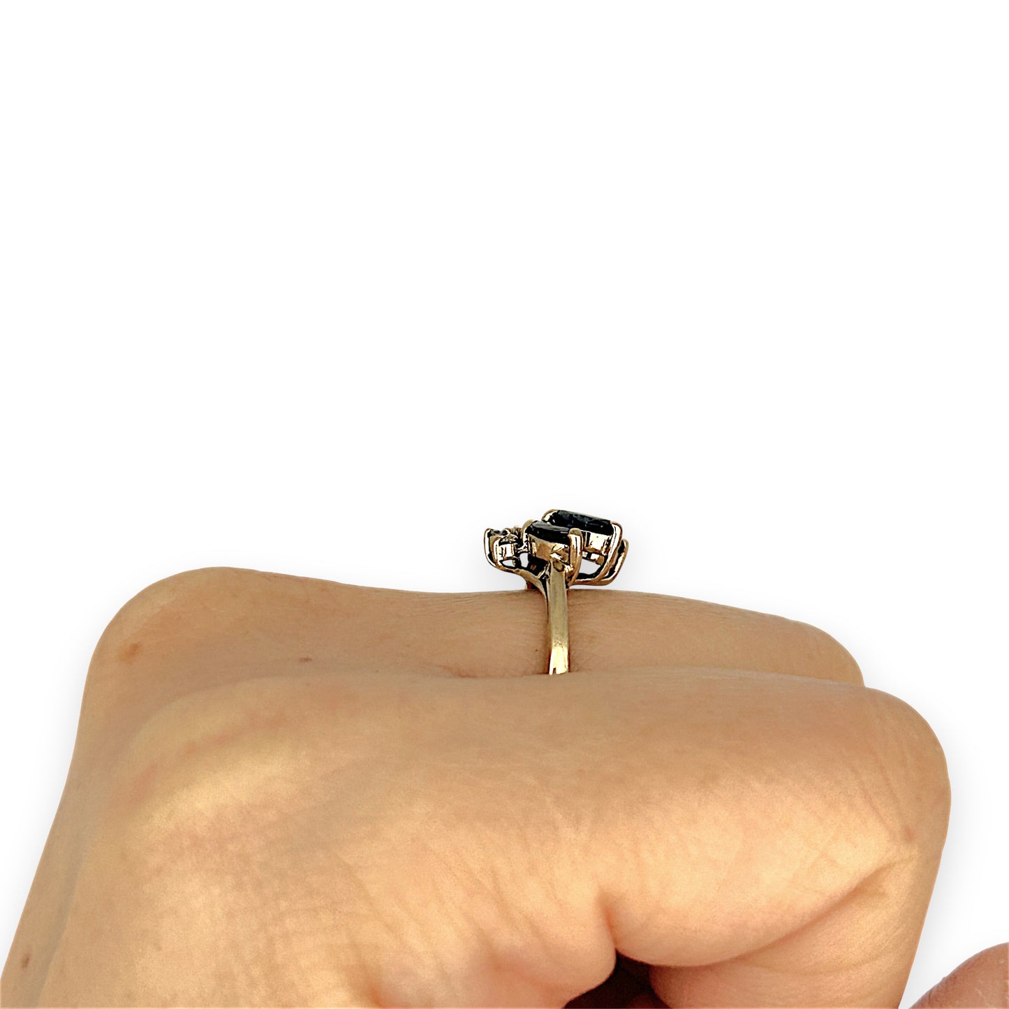 GOLD DEAL | 9ct Gold Awaken Sapphire & Diamond Trio Ring