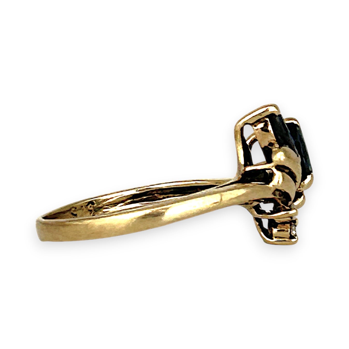 GOLD DEAL | 9ct Gold Awaken Sapphire & Diamond Trio Ring