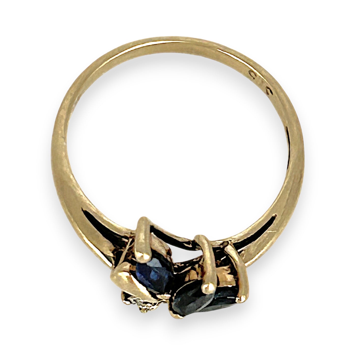 GOLD DEAL | 9ct Gold Awaken Sapphire & Diamond Trio Ring