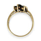 GOLD DEAL | 9ct Gold Awaken Sapphire & Diamond Trio Ring