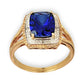 GOLD DEAL | FLASH SALE 9ct (9K) Gold Pristine Sapphire & Diamond Ring Valuation $1,275