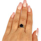 GOLD DEAL | 9ct Gold Vintage-Inspired Graceful Amethyst & Diamond Ring