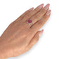 GOLD DEAL | FLASH SALE 9ct (9K) Gold Ruby & Diamond Cluster Lavish Ring Valuation $1,625