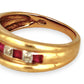 GOLD DEAL | 9ct (9K) Gold Ravishing Ruby & Diamond Ring