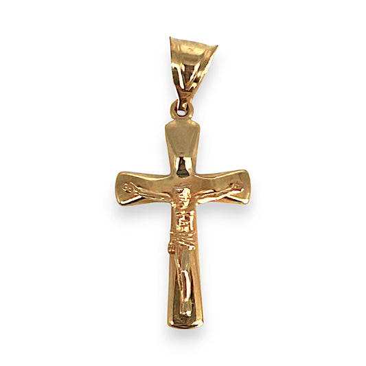 GOLD DEAL | 21K Gold Crucifix Round Cross Pendant