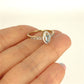 GOLD DEAL | 9ct Gold Celestial Whisper Aquamarine & Diamond Halo Ring