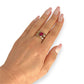 GOLD DEAL | 9ct (9K) Gold Royal Flame Ruby & CZ Dress Ring Valuation $2,400