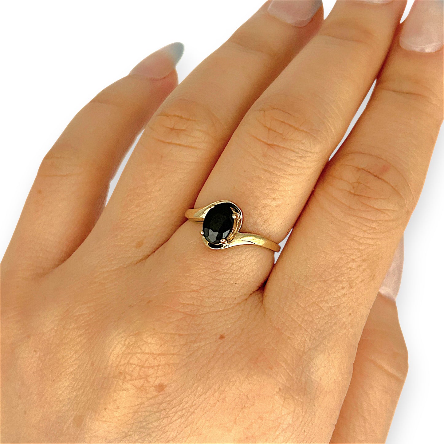 GOLD DEAL | 9ct Gold Midnight Embrace Sapphire Ring