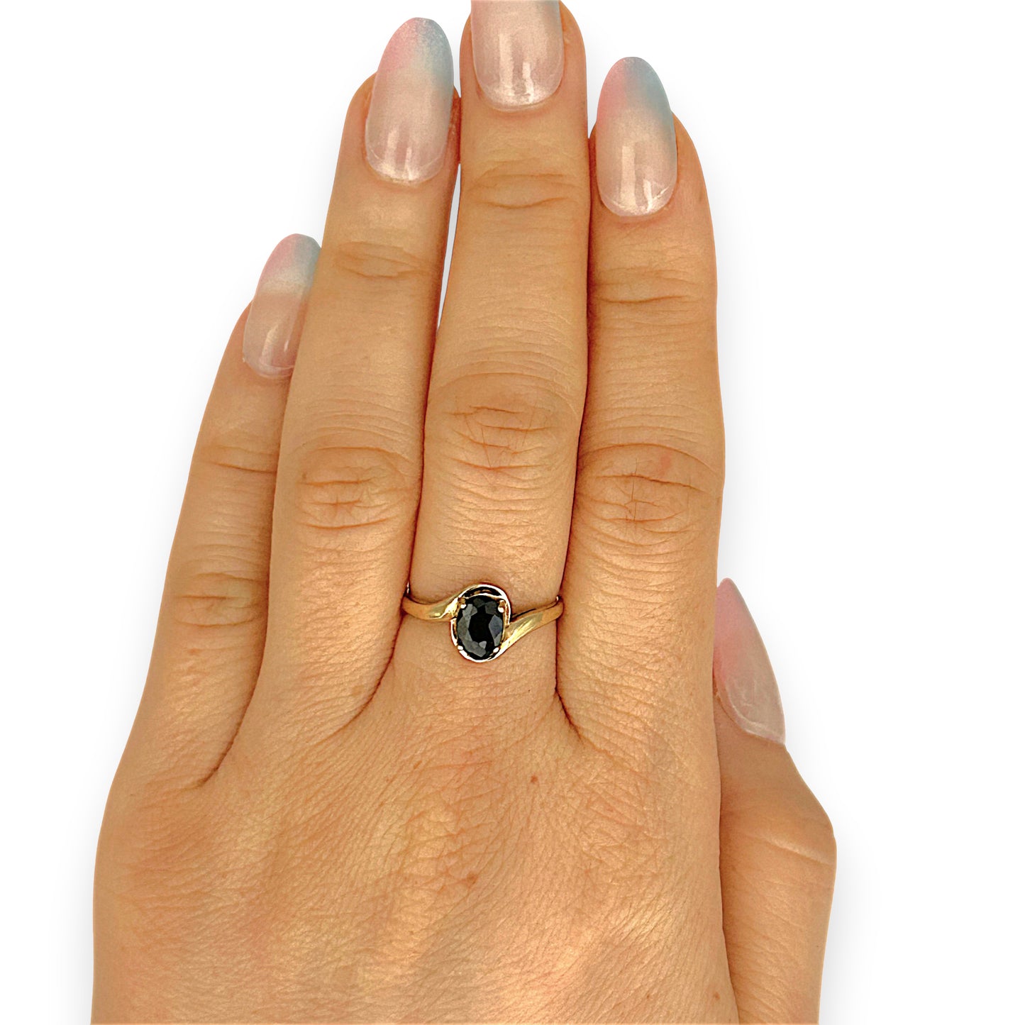 GOLD DEAL | 9ct Gold Midnight Embrace Sapphire Ring