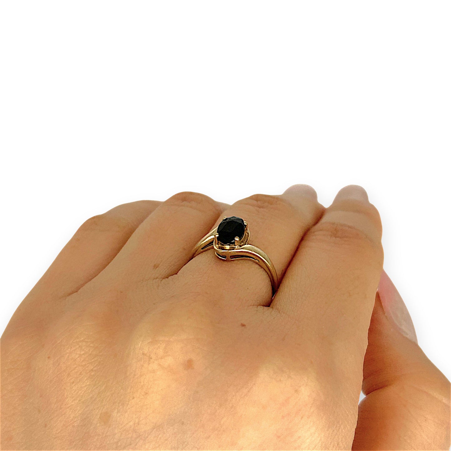 GOLD DEAL | 9ct Gold Midnight Embrace Sapphire Ring