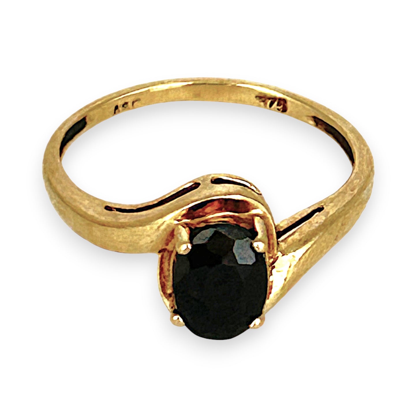GOLD DEAL | 9ct Gold Midnight Embrace Sapphire Ring