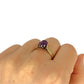 GOLD DEAL | 9ct Yellow & White Gold Twilight Sovereign Amethyst Ring