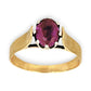 GOLD DEAL | 9ct Yellow & White Gold Twilight Sovereign Amethyst Ring